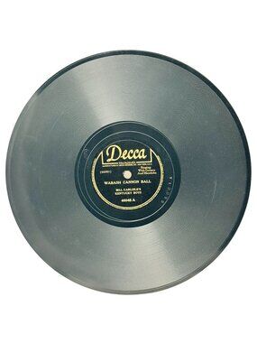 Bill Carlisles Kentucky Boys Wabash Cannon Ball 10in Shellac 78 RPM Decca 46045